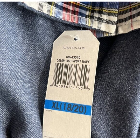 Nautica Button Front Shirt Womens XL Blue New - Picture 10 of 10